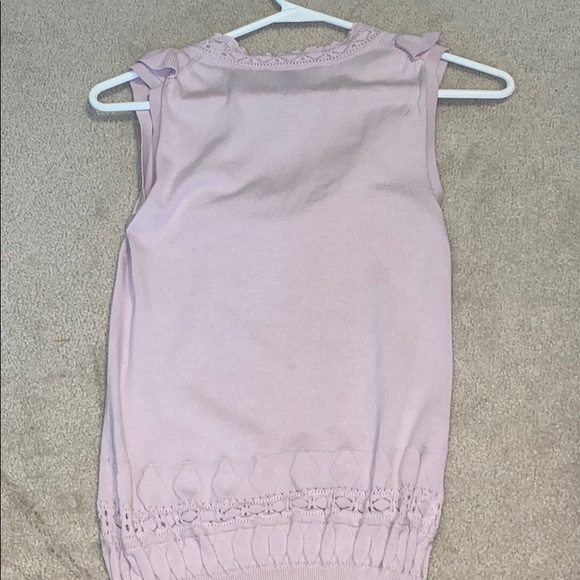 BCBG Stunning Delicate Pink Knit Top - Picture 6 of 6